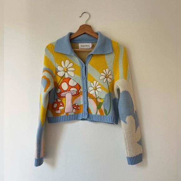 House of Sunny Big Bloom Cardigan Sweater - Picture 8 of 16